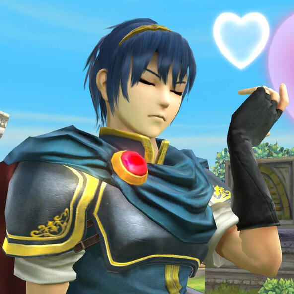MARTH one of the first ever characters that i wanted to be when i was a kid but i didn't understand it back then