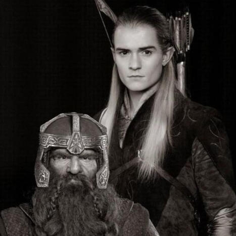 gimli & legolas (lord of the rings)