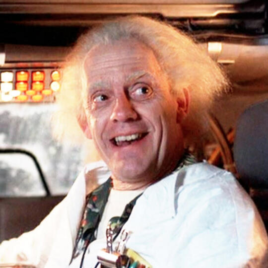 doc brown (back to the future)