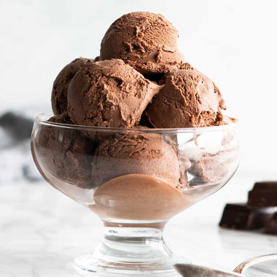 any ice cream with chocolate in it somehow