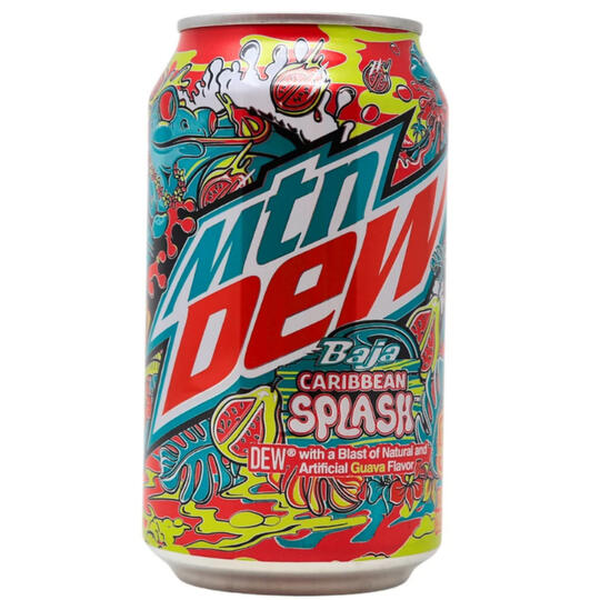mtn dew baja caribbean splash