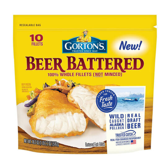 gorton's beer battered fish fillets