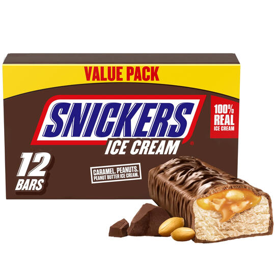 snickers ice cream (and regular snickers)