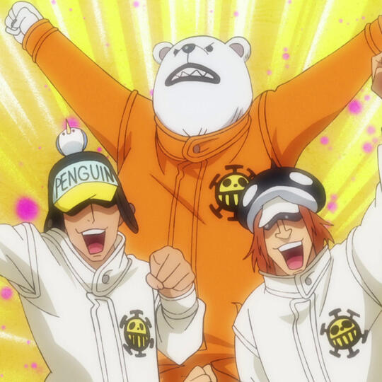 bepo &amp; penguin &amp; shachi