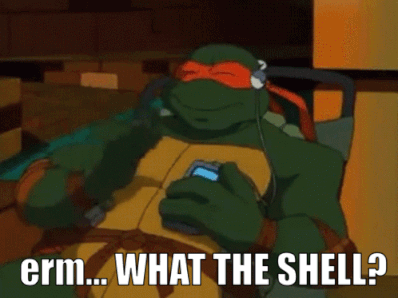 erm... WHAT THE SHELL?